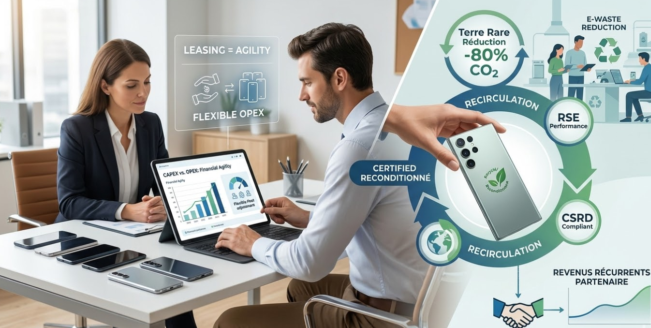 Pourquoi le leasing de smartphones pro est-il devenu stratégique en 2026 ?