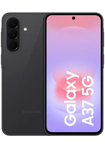 Galaxy A37 5G noir face et dos